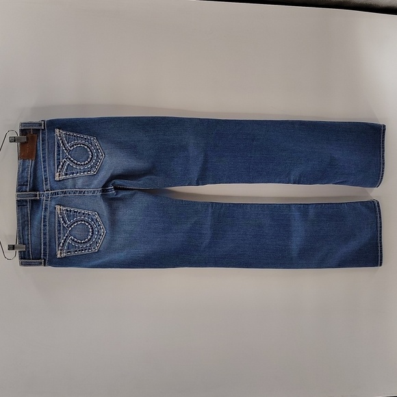 Big Star Remy Boot Denim Jeans Size 28 Long Tall Girl Stretch Mid Rise - Picture 3 of 5